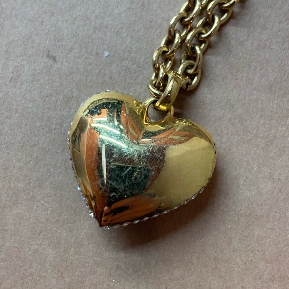 Pave heart diamond Juicy Couture long necklace - Picture 5 of 7